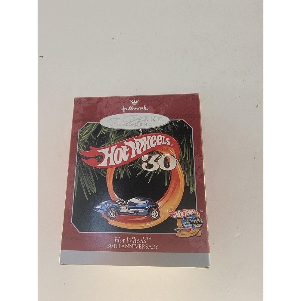 Hallmark Keepsake Ornament Hot Wheels 30th Anniversary 1998 Dated w/ Box - Picture 3 of 12